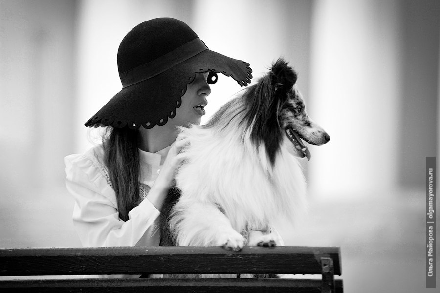 Фото в стиле ретро черно-белое Ольга Майорова фотограф