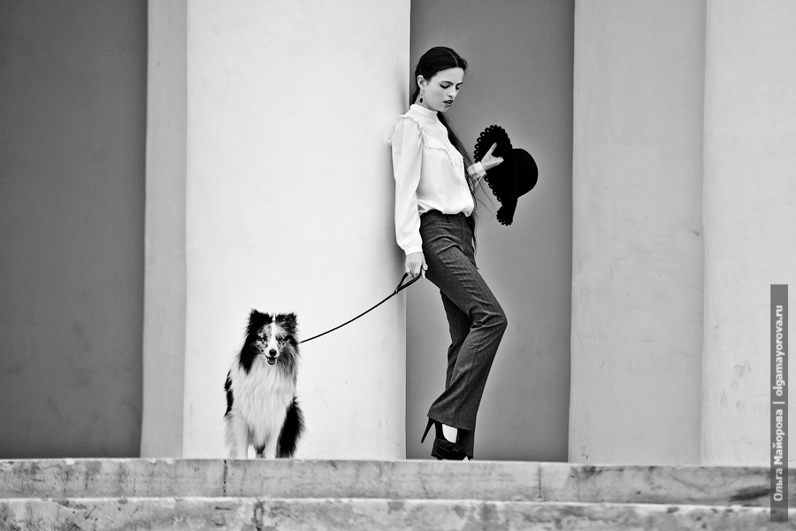 Фото в стиле ретро черно-белое Ольга Майорова фотограф