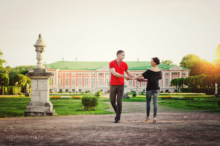 фотосессия лавстори Кусково фотограф Ольга Майорова